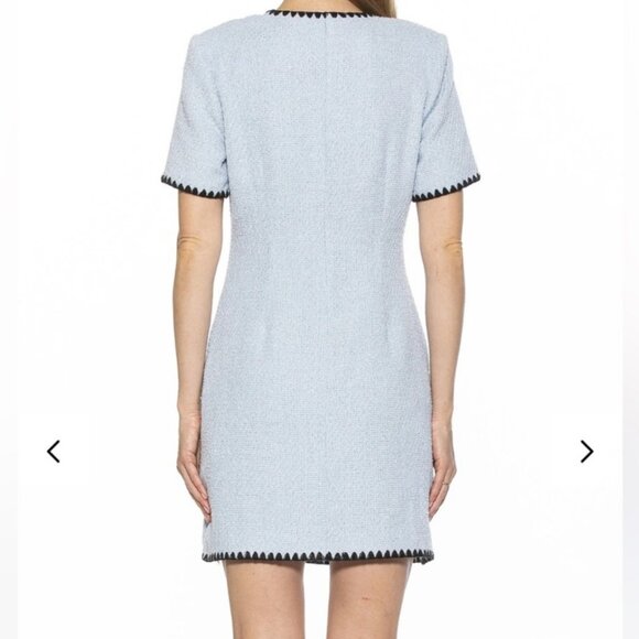 ALEXIA ADMOR Tweed Button Down Shift Dress - Picture 2 of 4